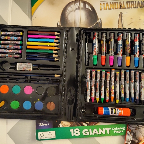 MARVEL SUPERHERO Star wars STATIONERY Art LOT BIG BUNDLE - Picture 2 of 8